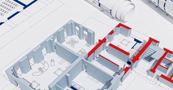 Banner image for a blog article about facility maintenance trends, with a focus on energy efficiency and sustainability.