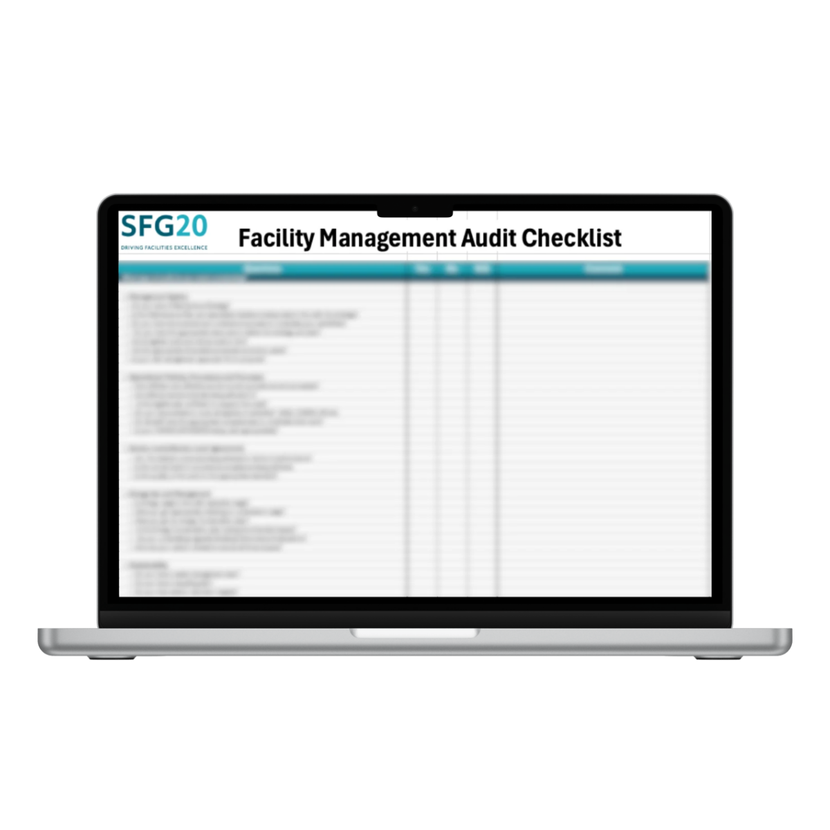 Facility management audit checklist