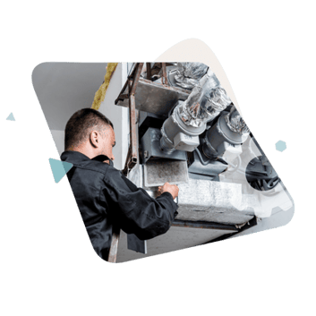 Maintenance-worker-repairing-asset