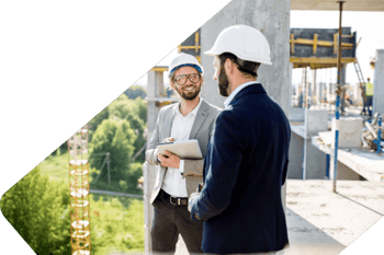 Building-workers-talking-outside
