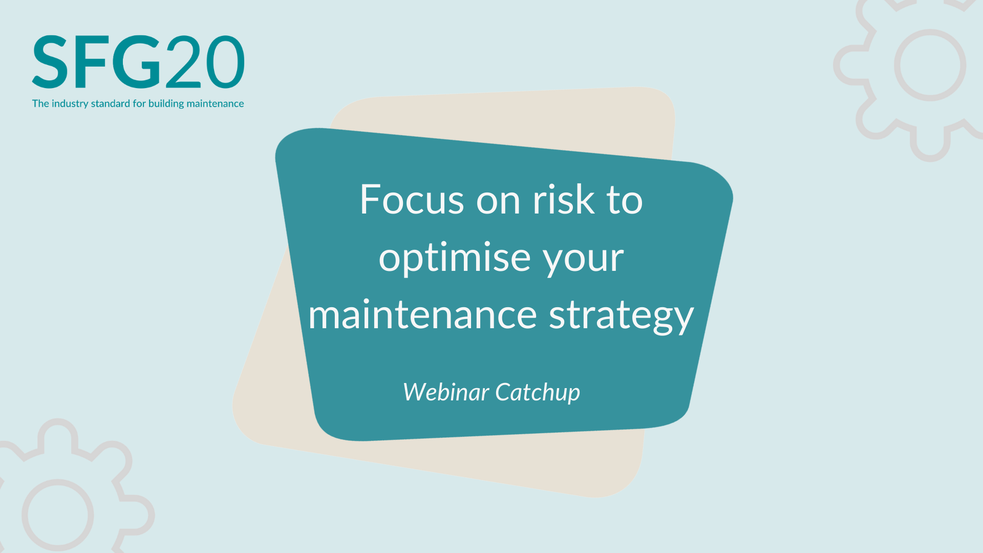 Focus On Risk To Optimise Your Maintenance Strategy Webinar Catchup