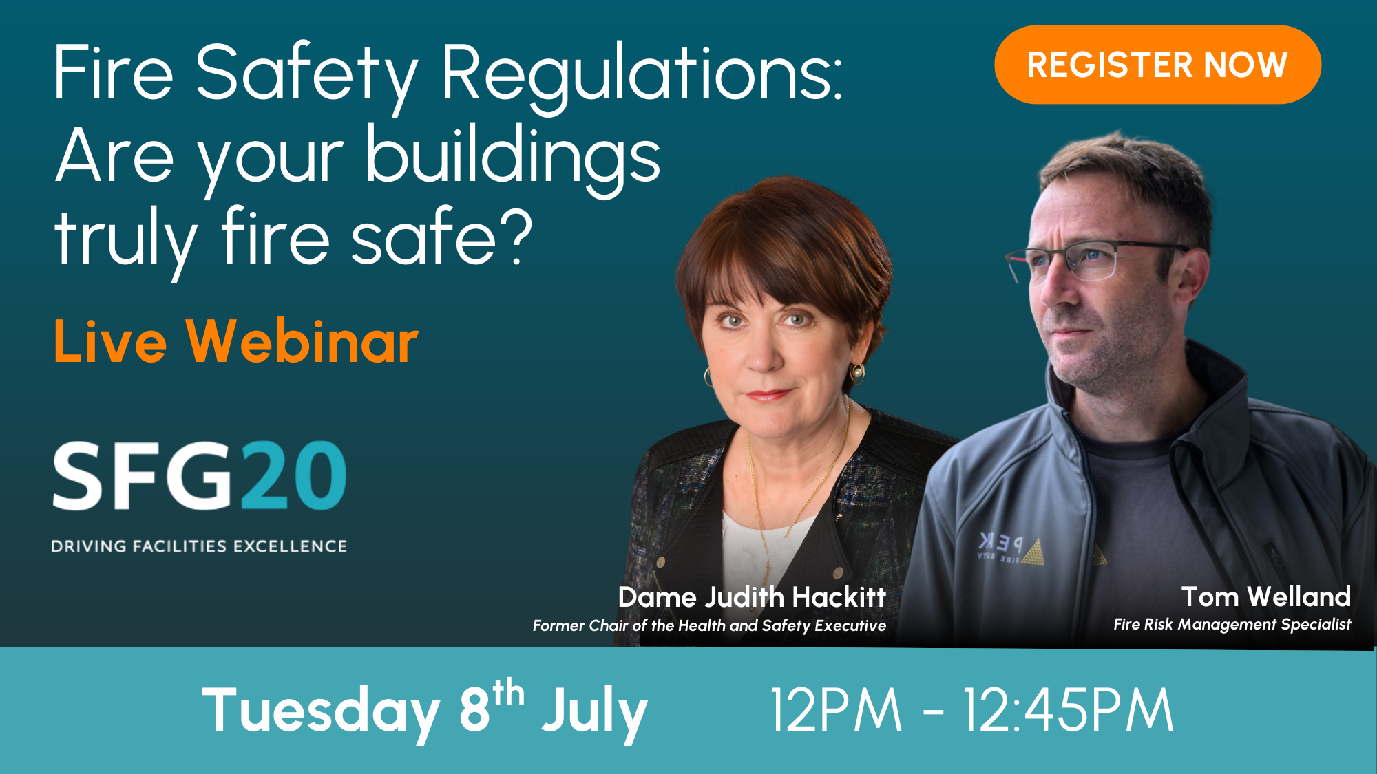 Webinar Announcement Fire Safety - Tom Welland and Judith Hackitt Webinar Announcement Fire Safety - Tom Welland and Judith Hackitt