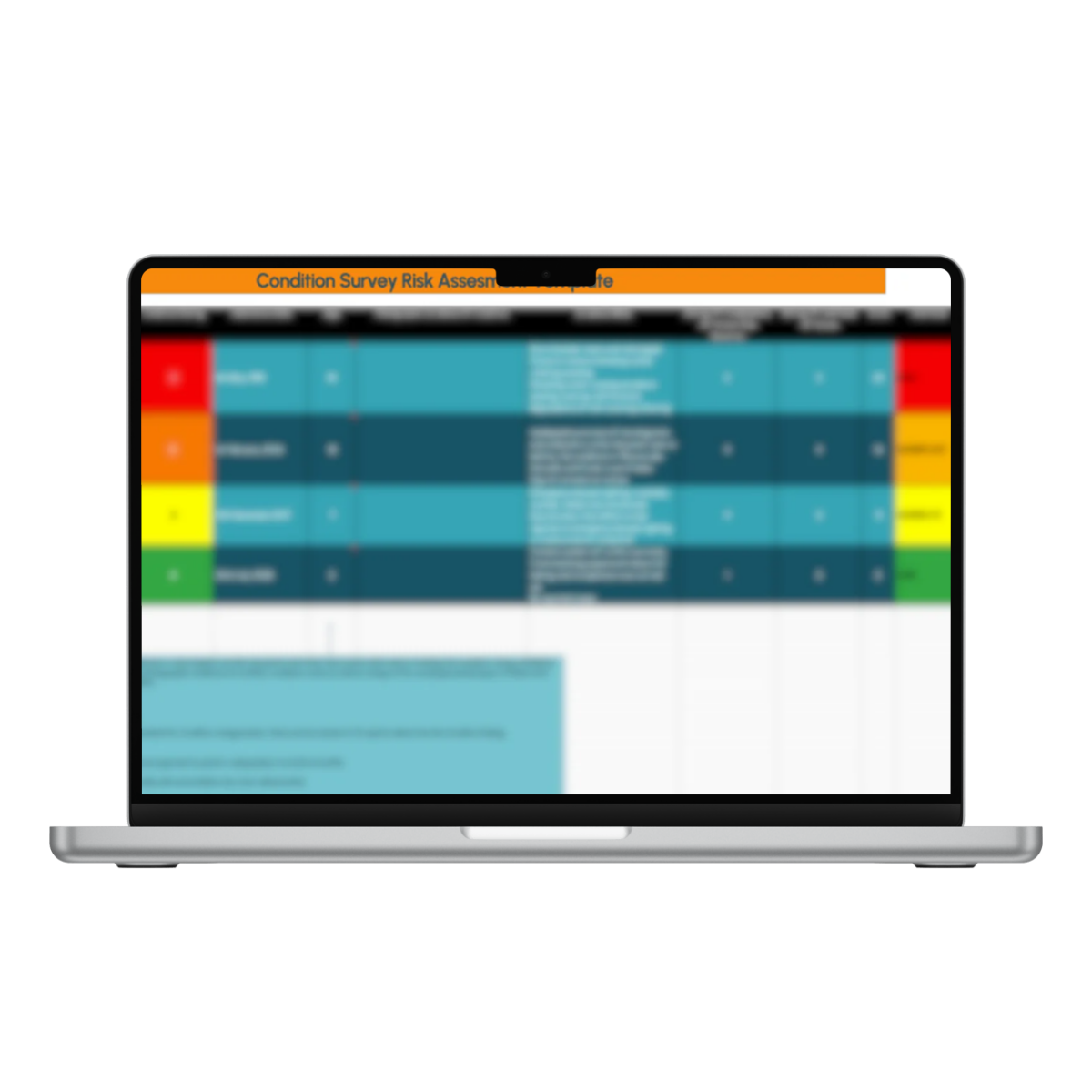 condition survey template cover