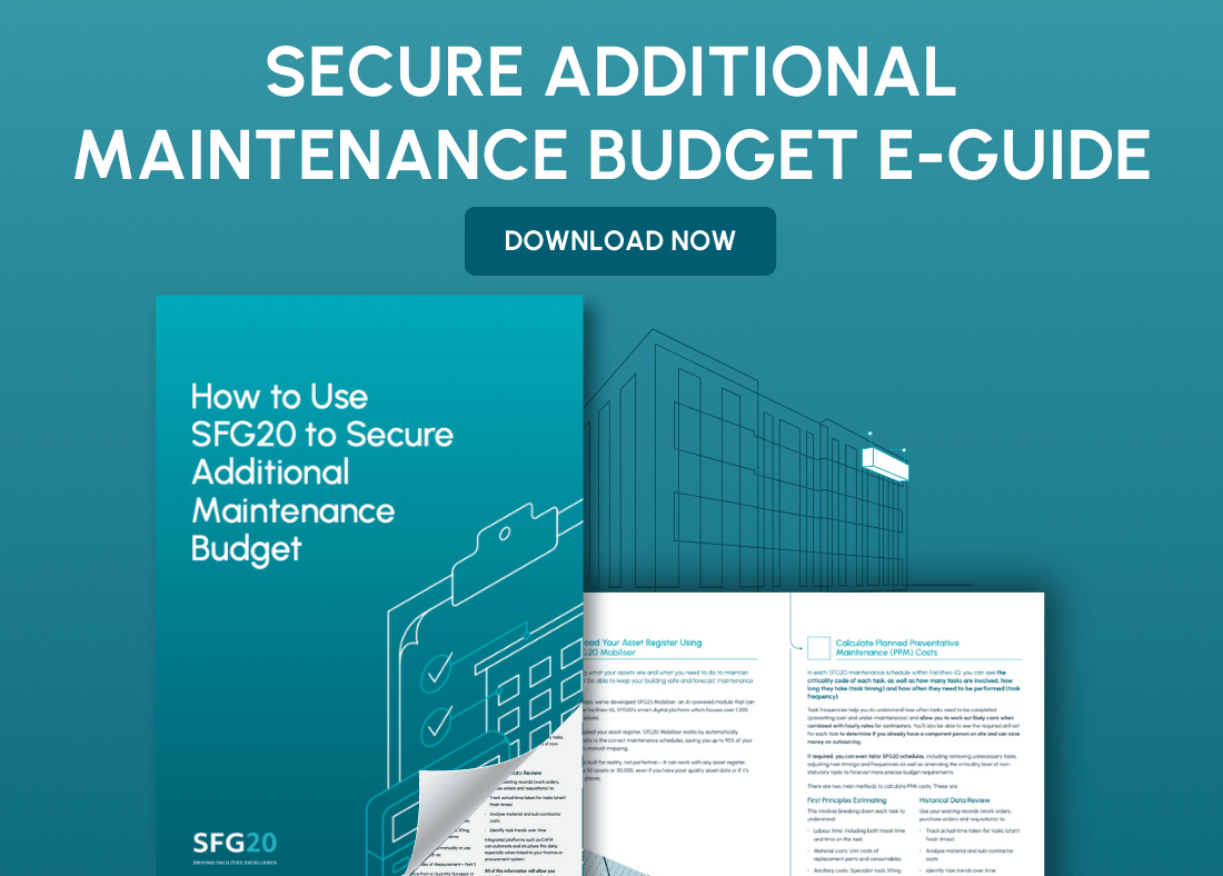 How to use SFG20 to secure additional maintenance budget E-guide