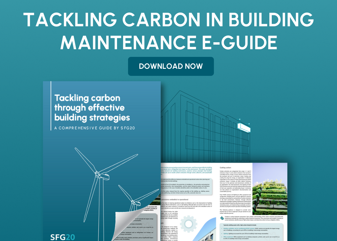 Reduce carbon emissions in building maintenance E-guide